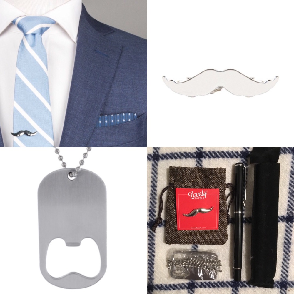 Dog tag bottle opener, Classic pen & lapel pin
